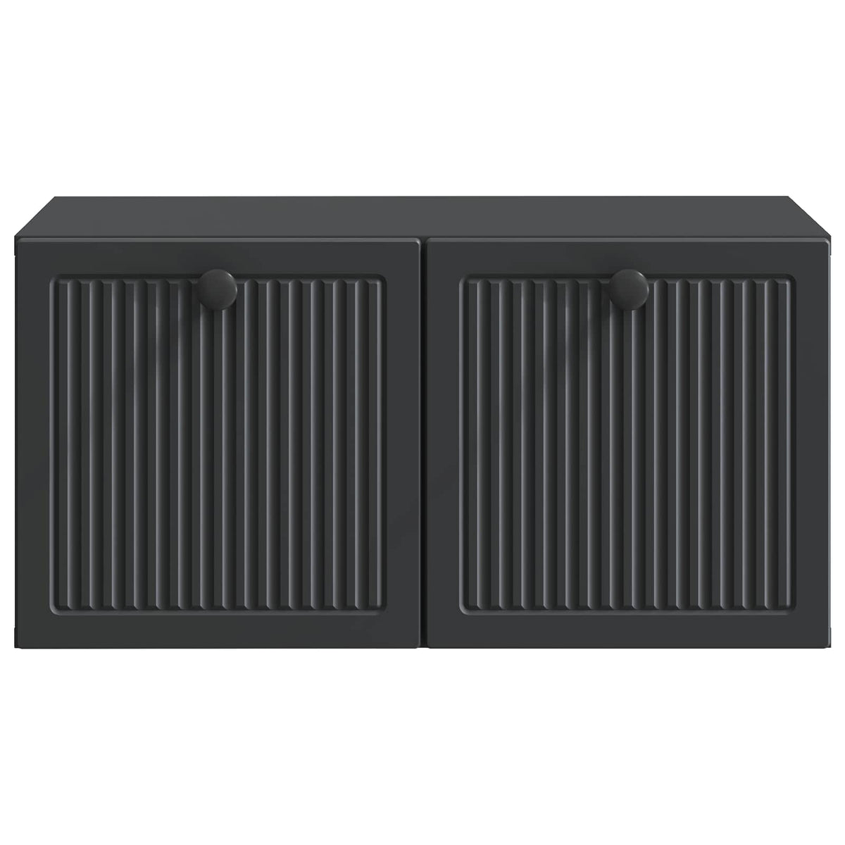 Væghængt TV-skab Sort 59,5 x 41 x 30 cm Konstrueret træ