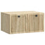 Væghængt TV-skab Sonoma-eg 59,5 x 41 x 30 cm Konstrueret træ