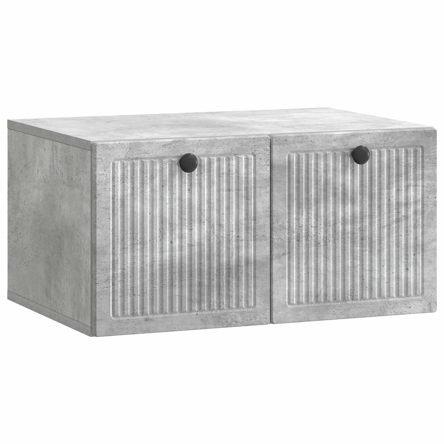 Væghængt TV-skab Betongrå 59,5 x 41 x 30 cm Konstrueret træ