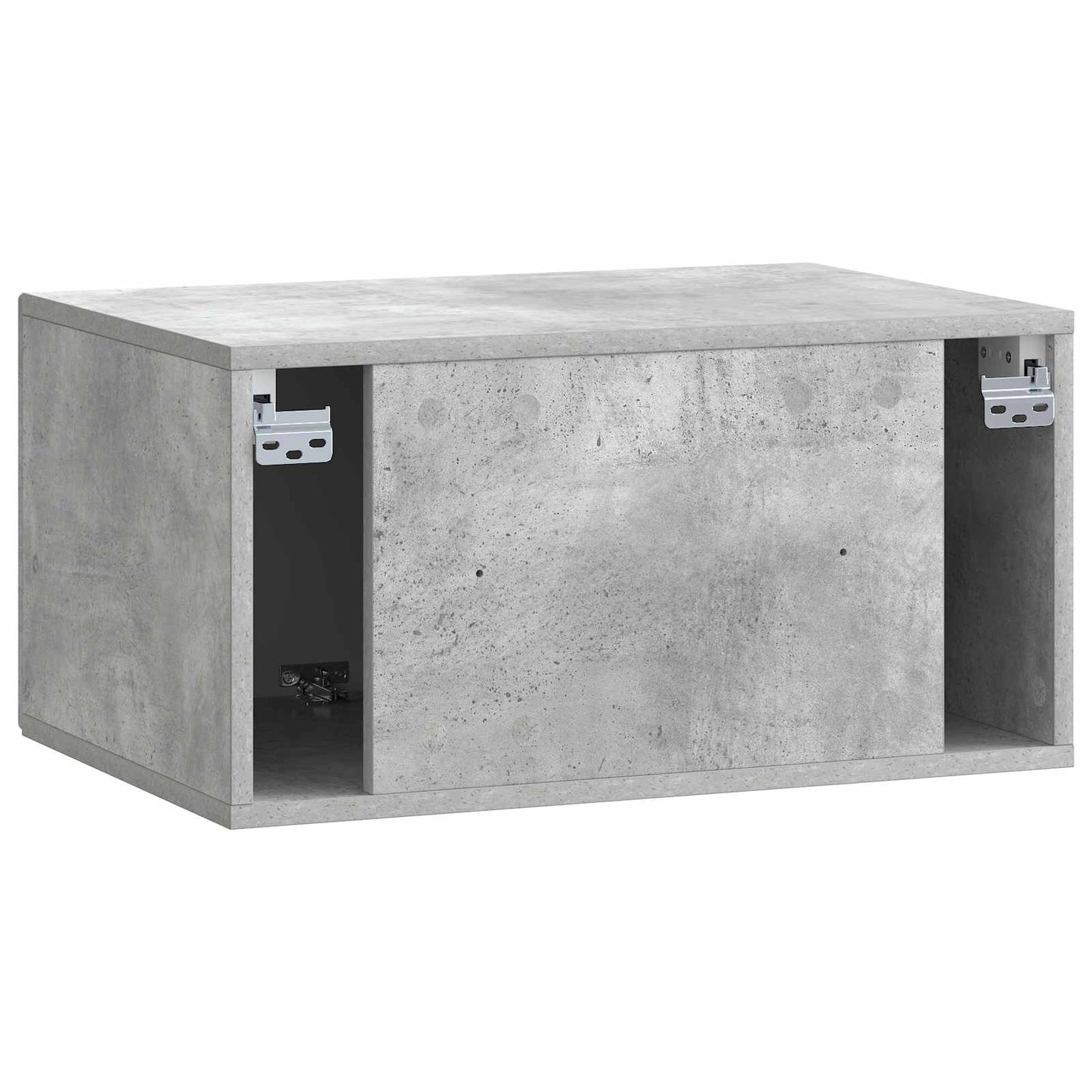 Væghængt TV-skab Betongrå 59,5 x 41 x 30 cm Konstrueret træ