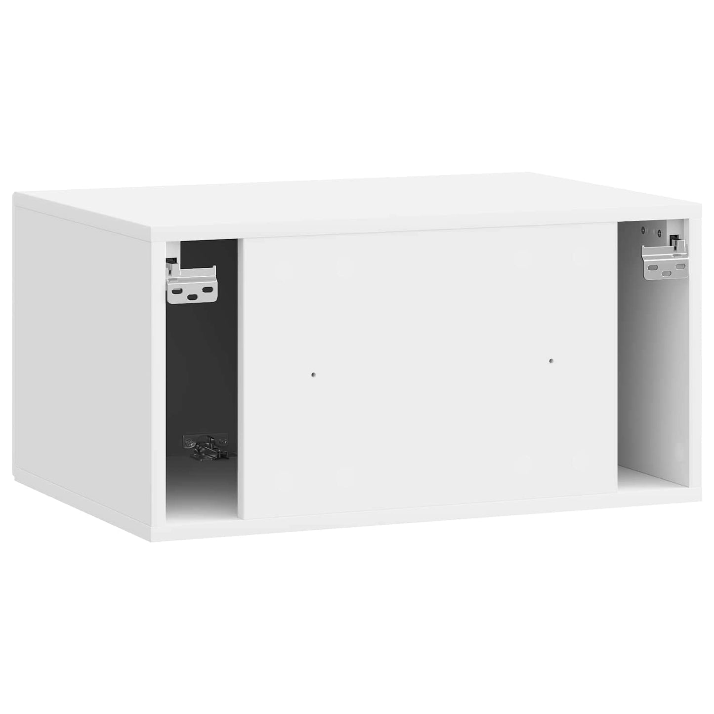 Væghængt TV-skab Vægmonteret Hvid højglans 59,5 x 41 x 30 cm