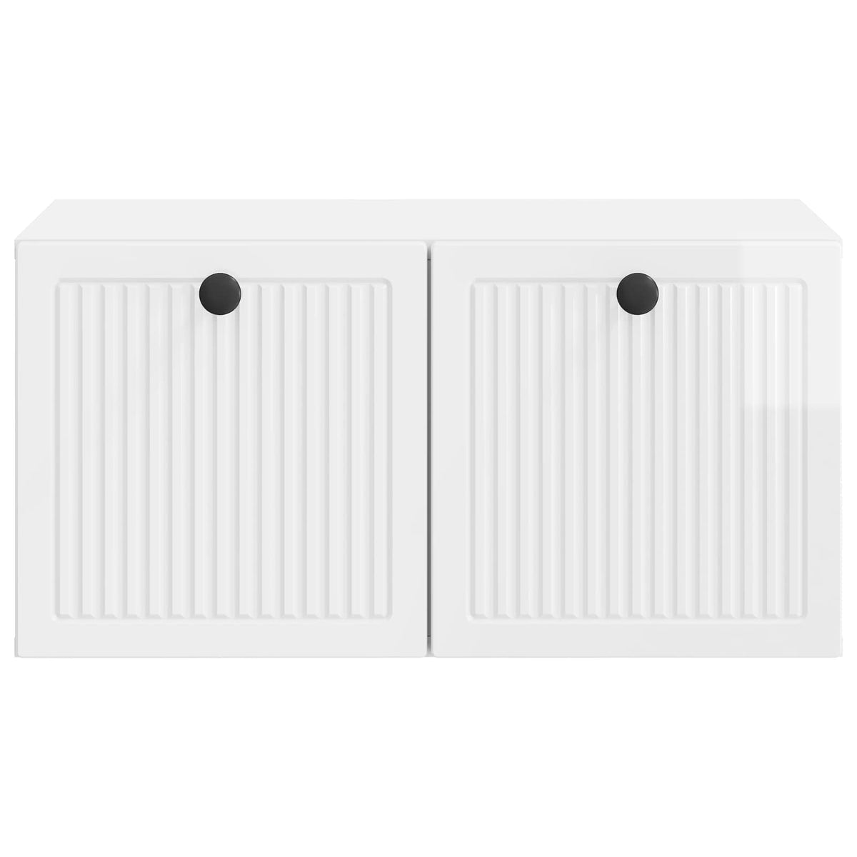 Væghængt TV-skab Vægmonteret Hvid højglans 59,5 x 41 x 30 cm