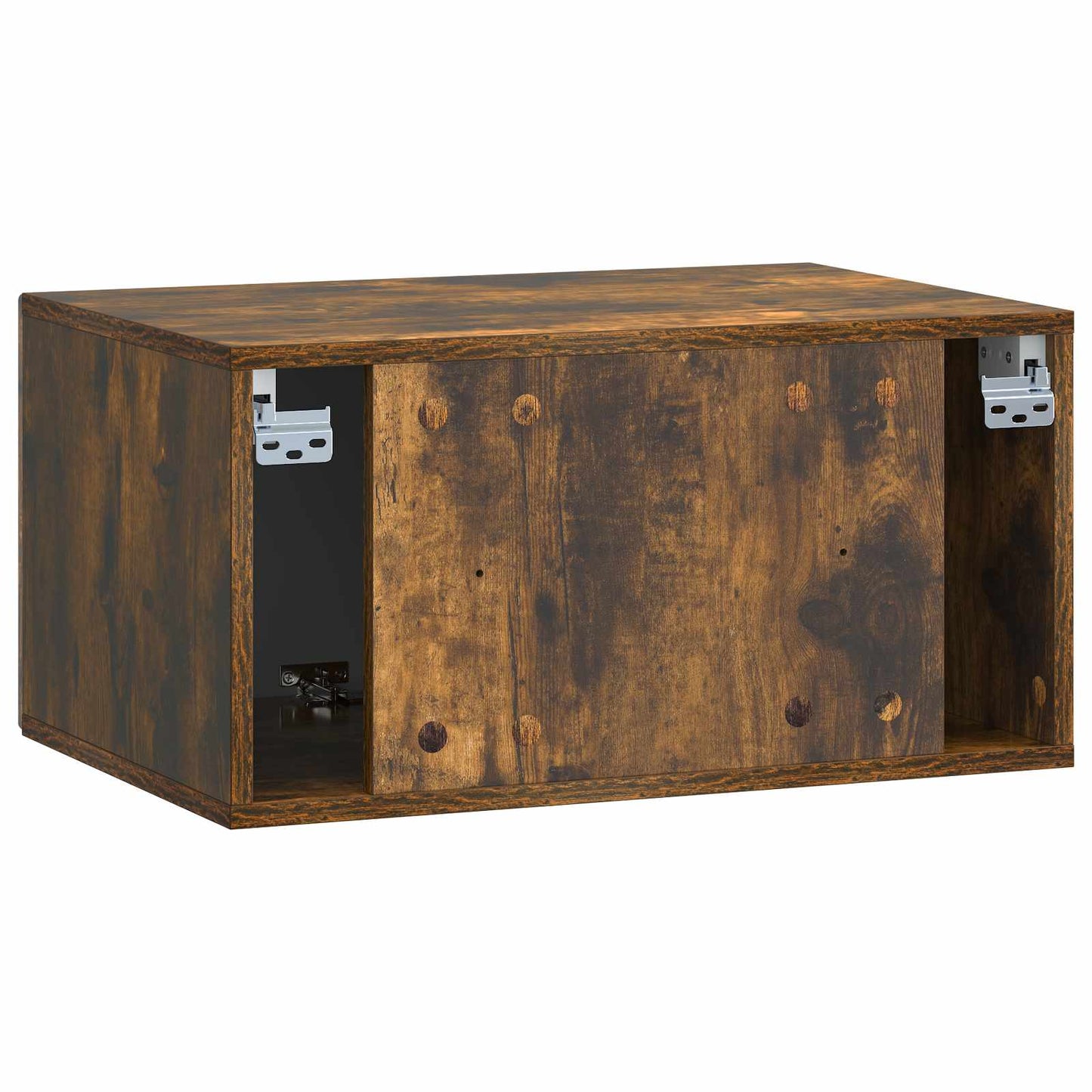 Væghængt TV-skab Røget eg 59,5 x 41 x 30 cm Konstrueret træ