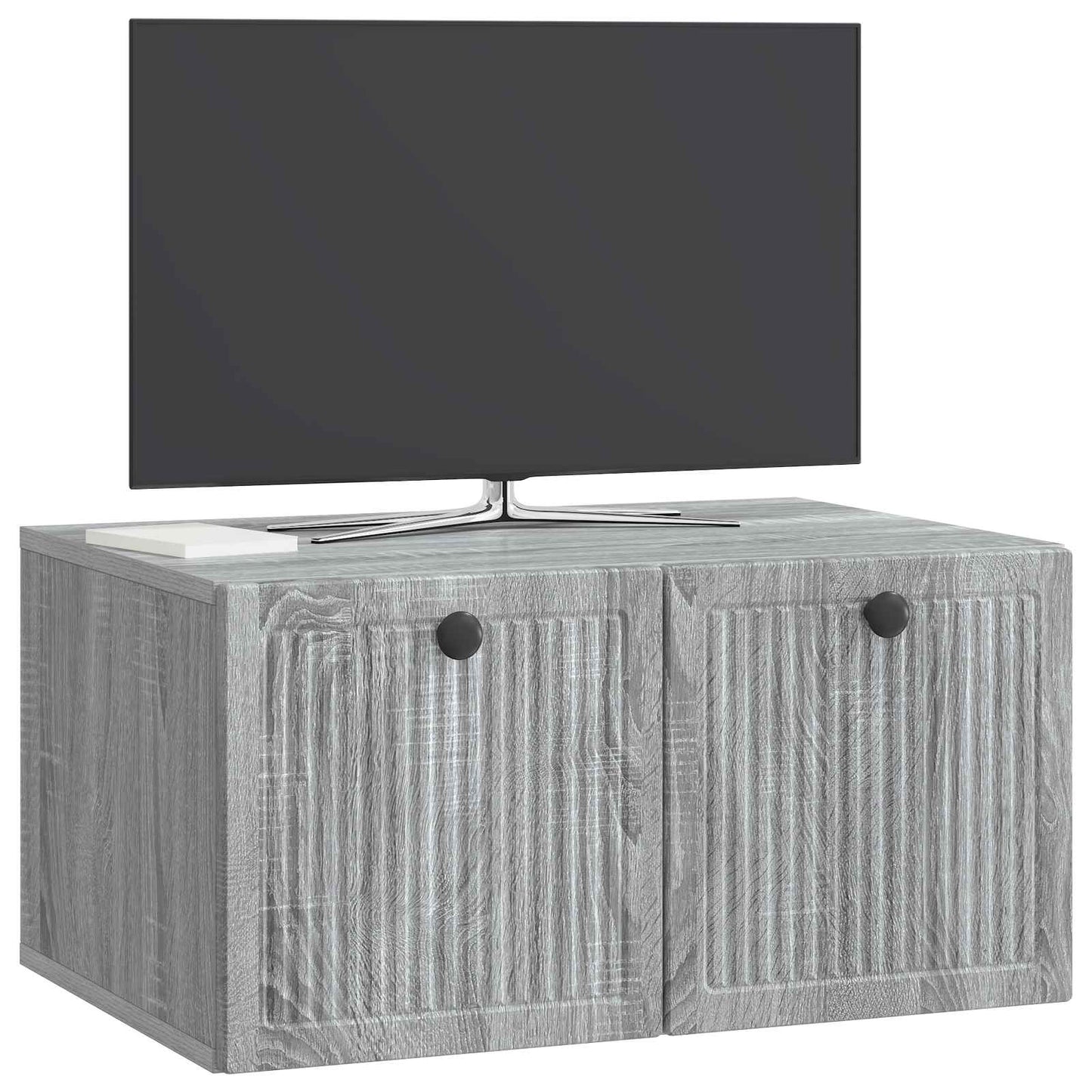 Væghængt TV-skab Vægmonteret Grå sonoma-eg 59,5 x 41 x 30 cm