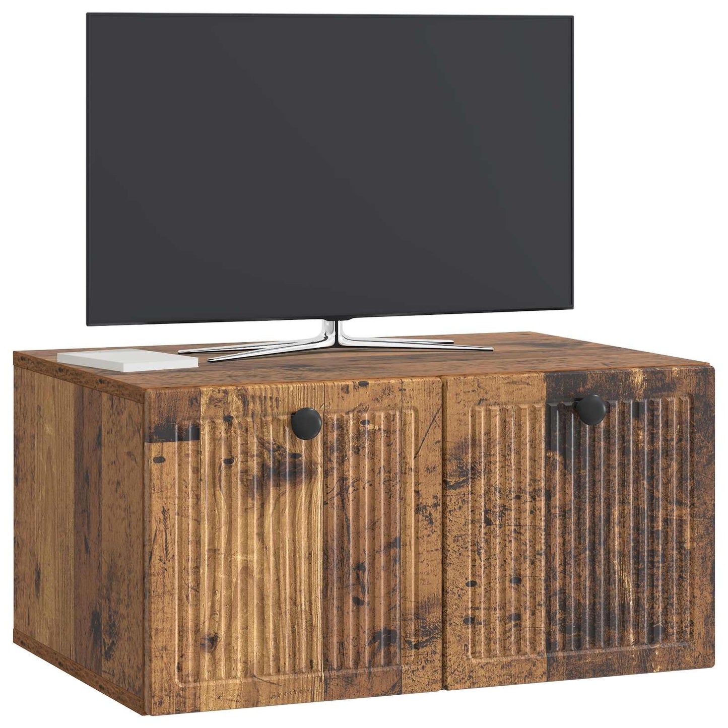 Væghængt TV-skab Gammelt træ 59,5 x 41 x 30 cm Konstrueret træ