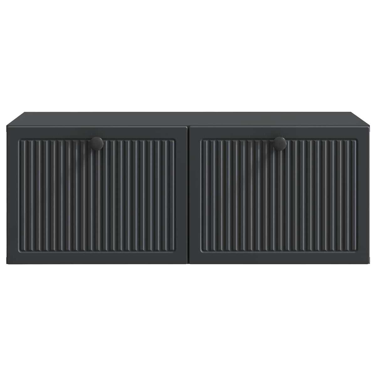 Væghængt TV-skab Sort 78,5 x 41 x 30 cm Konstrueret træ