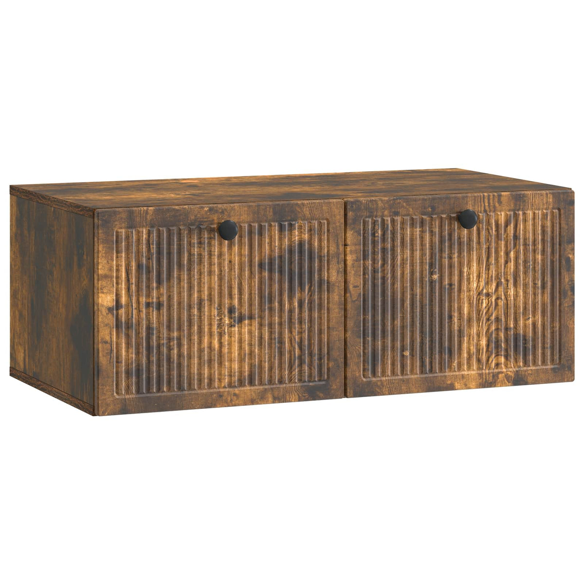 Væghængt TV-skab Røget eg 78,5 x 41 x 30 cm Konstrueret træ