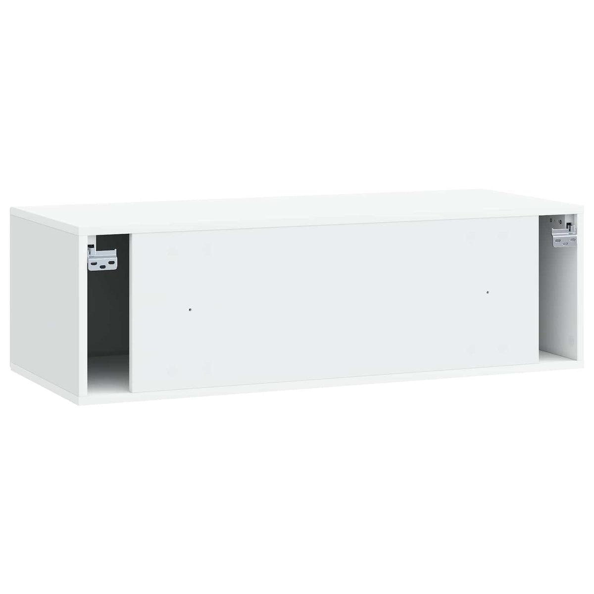 Væghængt TV-skab Hvid 98 x 41 x 30 cm Konstrueret træ