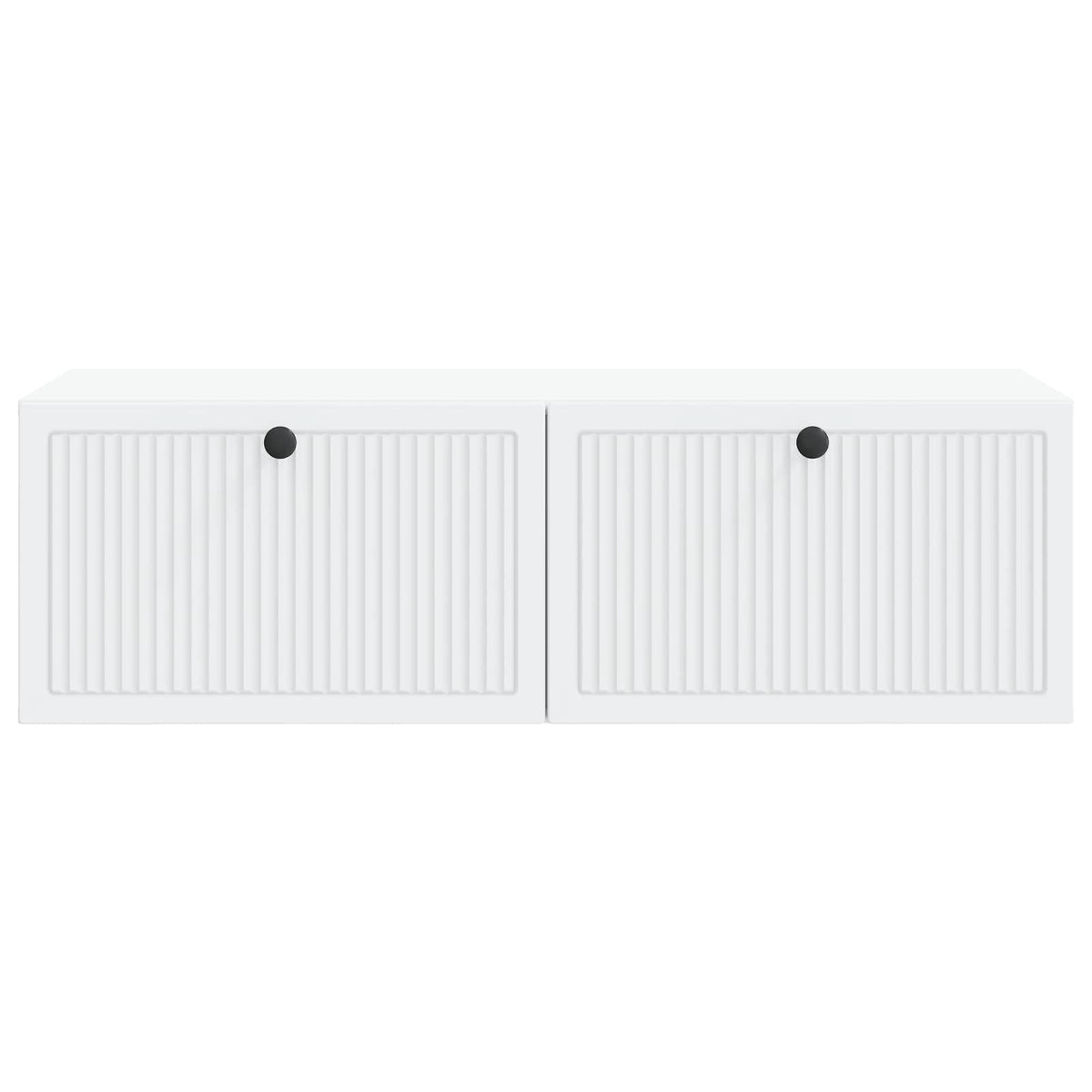 Væghængt TV-skab Hvid 98 x 41 x 30 cm Konstrueret træ
