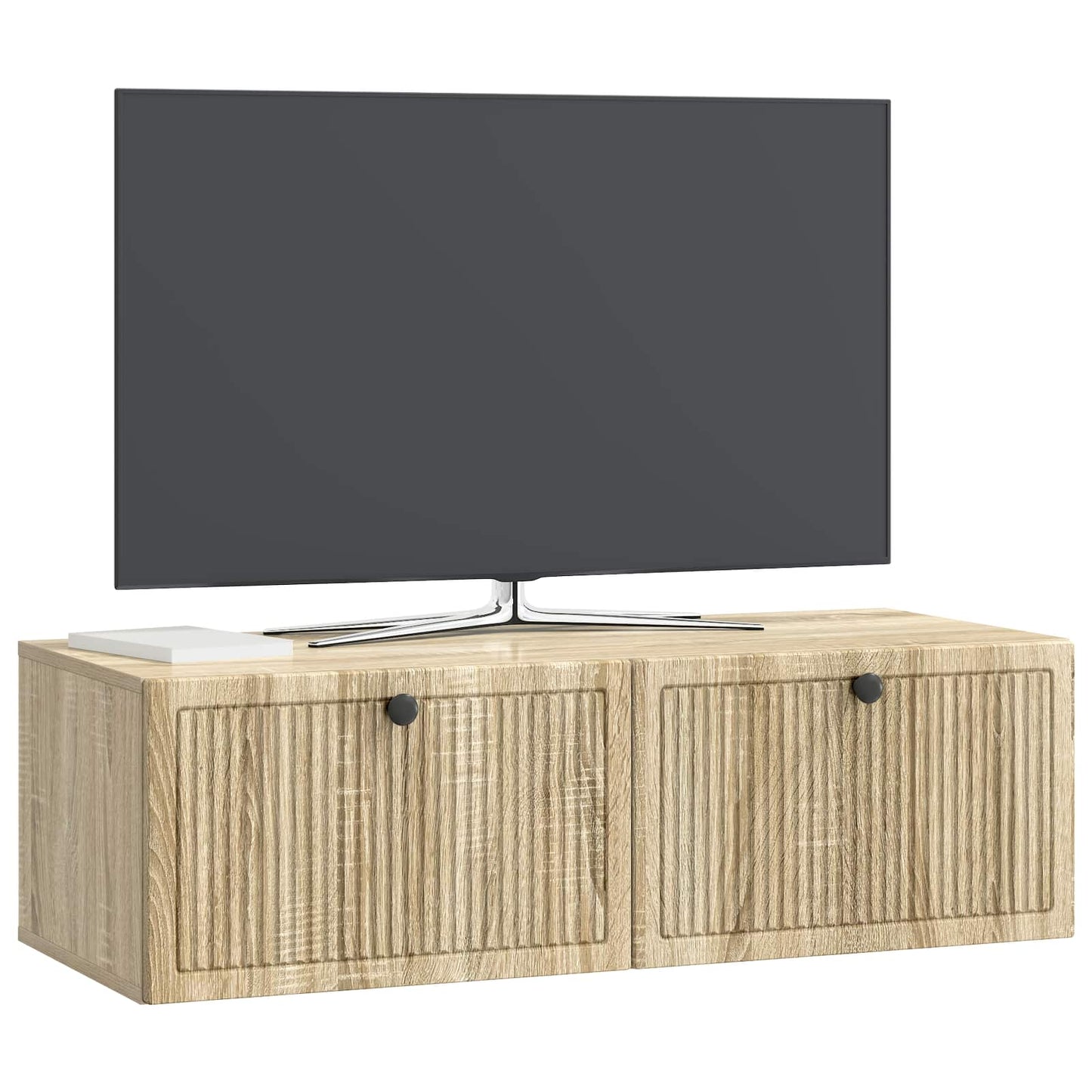 Væghængt TV-skab Sonoma-eg 98 x 41 x 30 cm Konstrueret træ