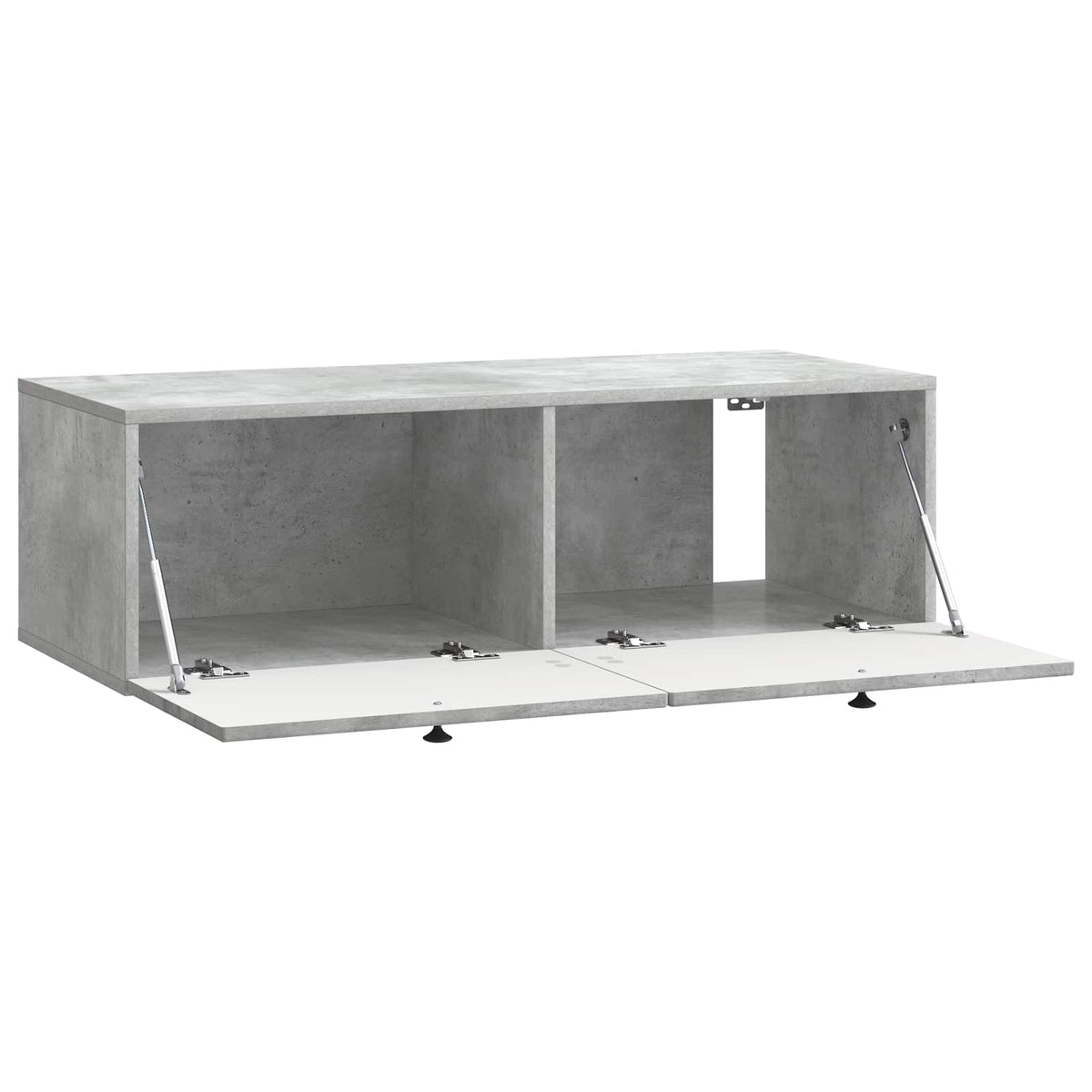 Væghængt TV-skab Betongrå 98 x 41 x 30 cm Konstrueret træ