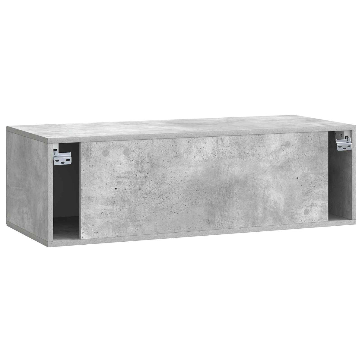 Væghængt TV-skab Betongrå 98 x 41 x 30 cm Konstrueret træ