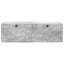 Væghængt TV-skab Betongrå 98 x 41 x 30 cm Konstrueret træ