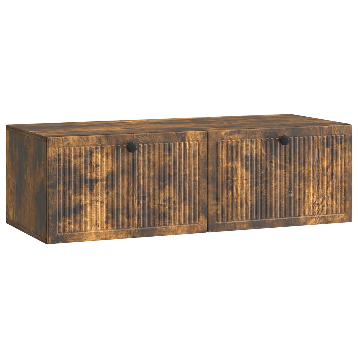 Væghængt TV-skab Røget eg 98 x 41 x 30 cm Konstrueret træ