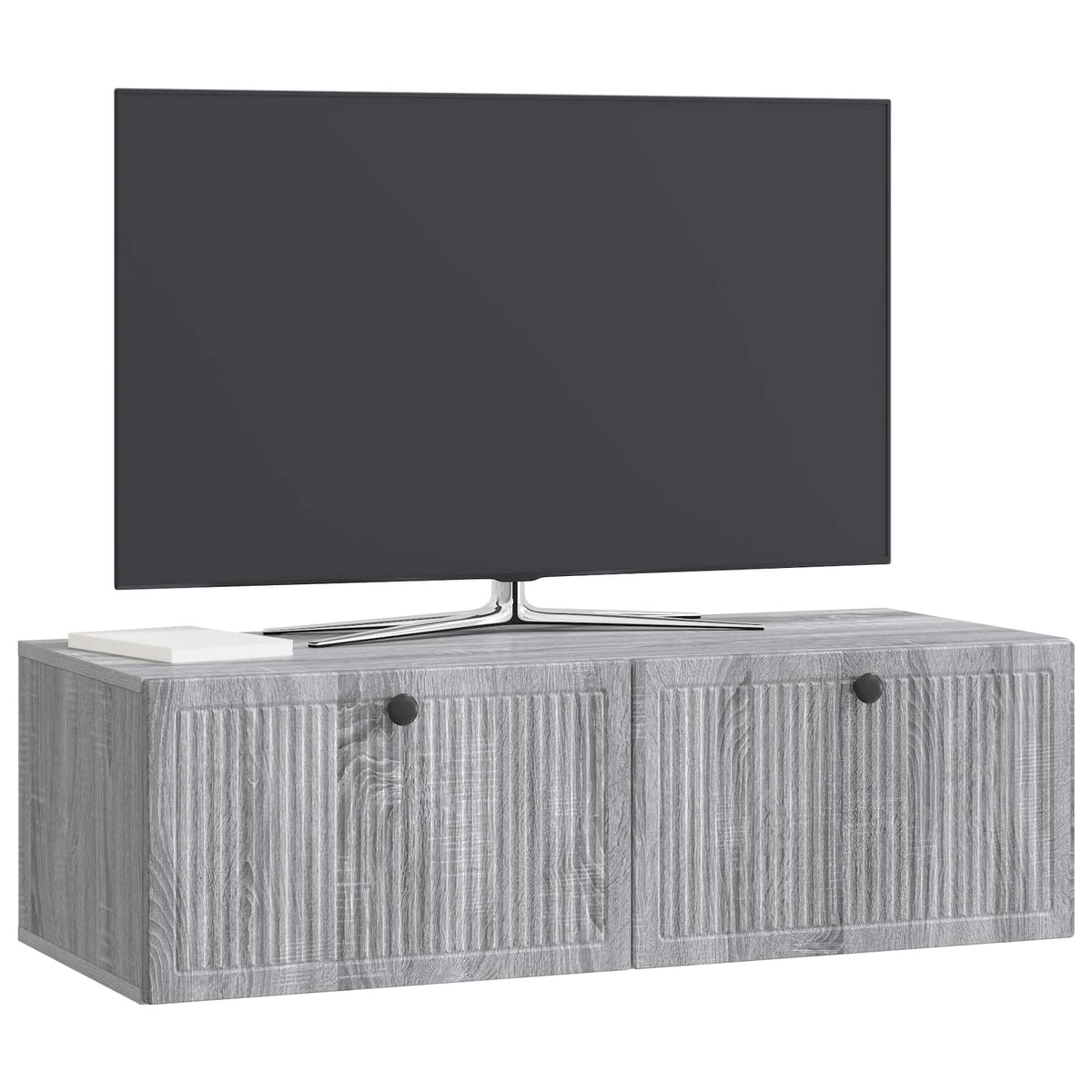 Væghængt TV-skab Grå sonoma-eg 98 x 41 x 30 cm Konstrueret træ