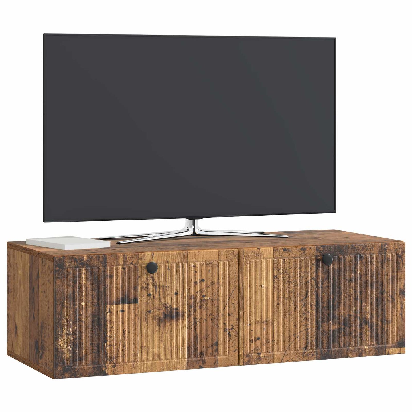 Væghængt TV-skab Gammelt træ 98 x 41 x 30 cm Konstrueret træ