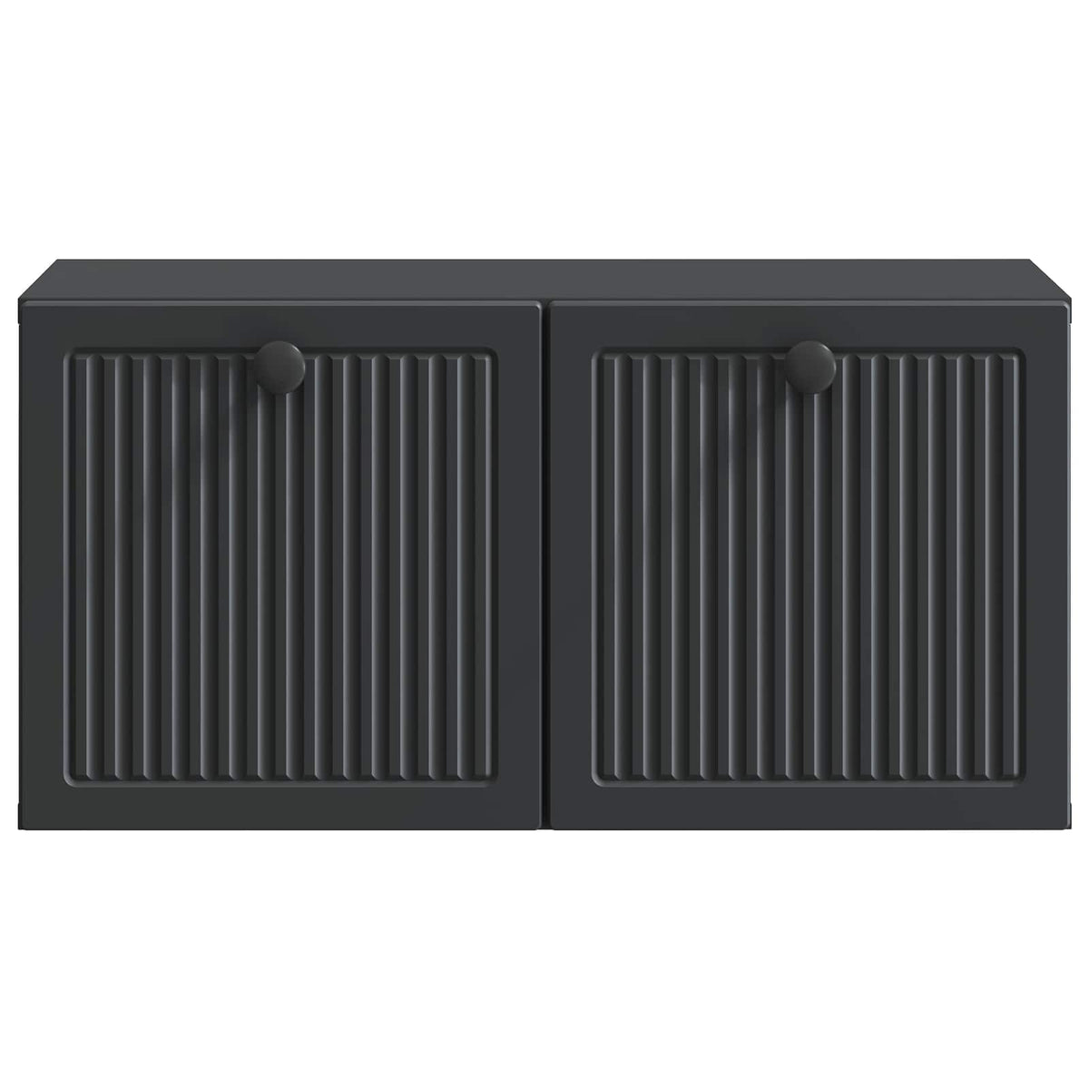 Væghængt TV-skab Sort 59,5 x 31 x 30 cm Konstrueret træ