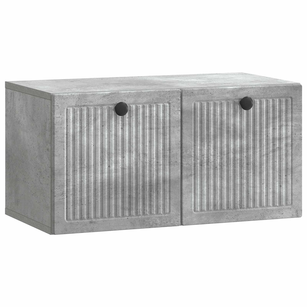 Væghængt TV-skab Betongrå 59,5 x 31 x 30 cm Konstrueret træ