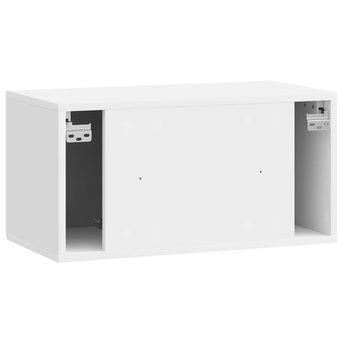 Væghængt TV-skab Vægmonteret Hvid højglans 59,5 x 31 x 30 cm