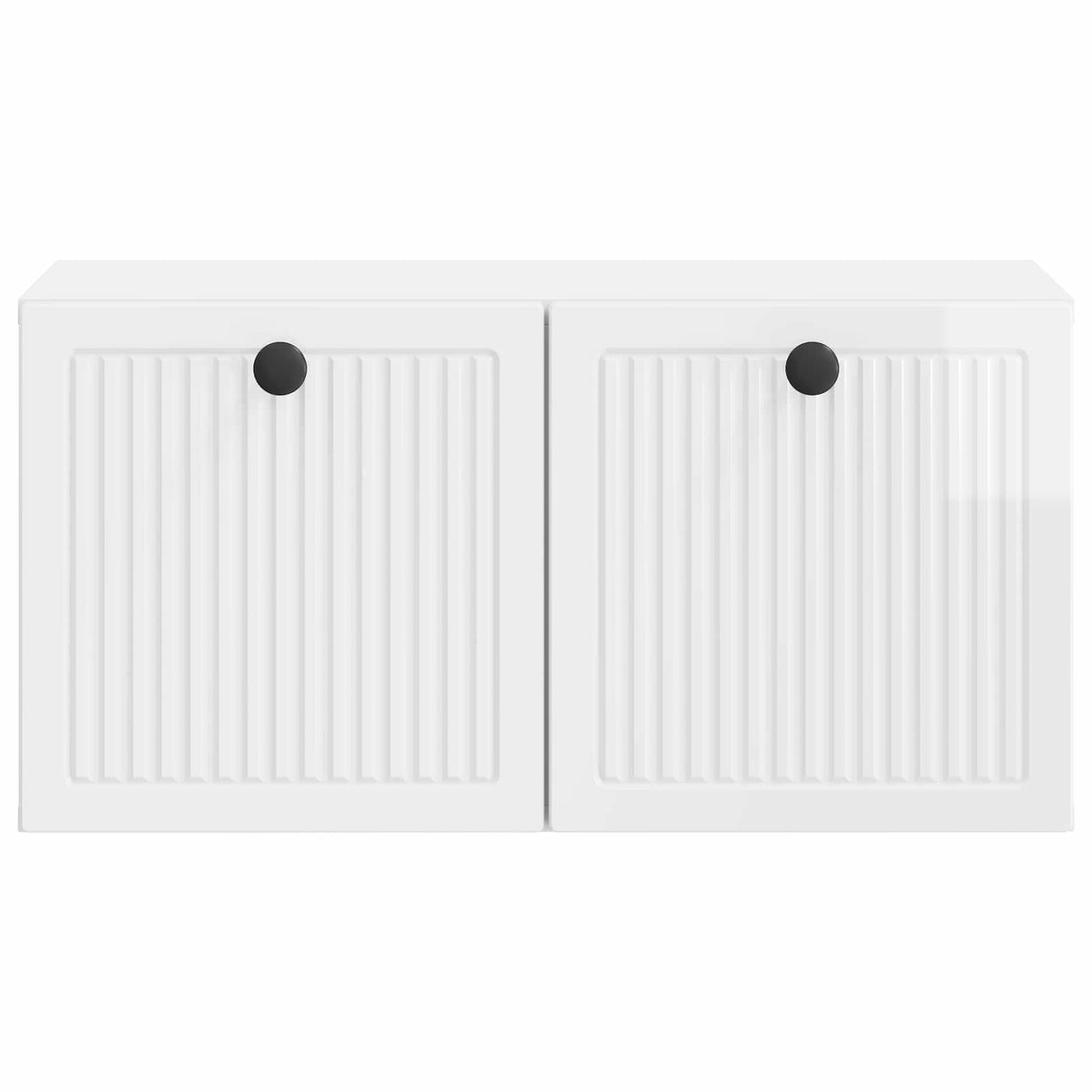 Væghængt TV-skab Vægmonteret Hvid højglans 59,5 x 31 x 30 cm
