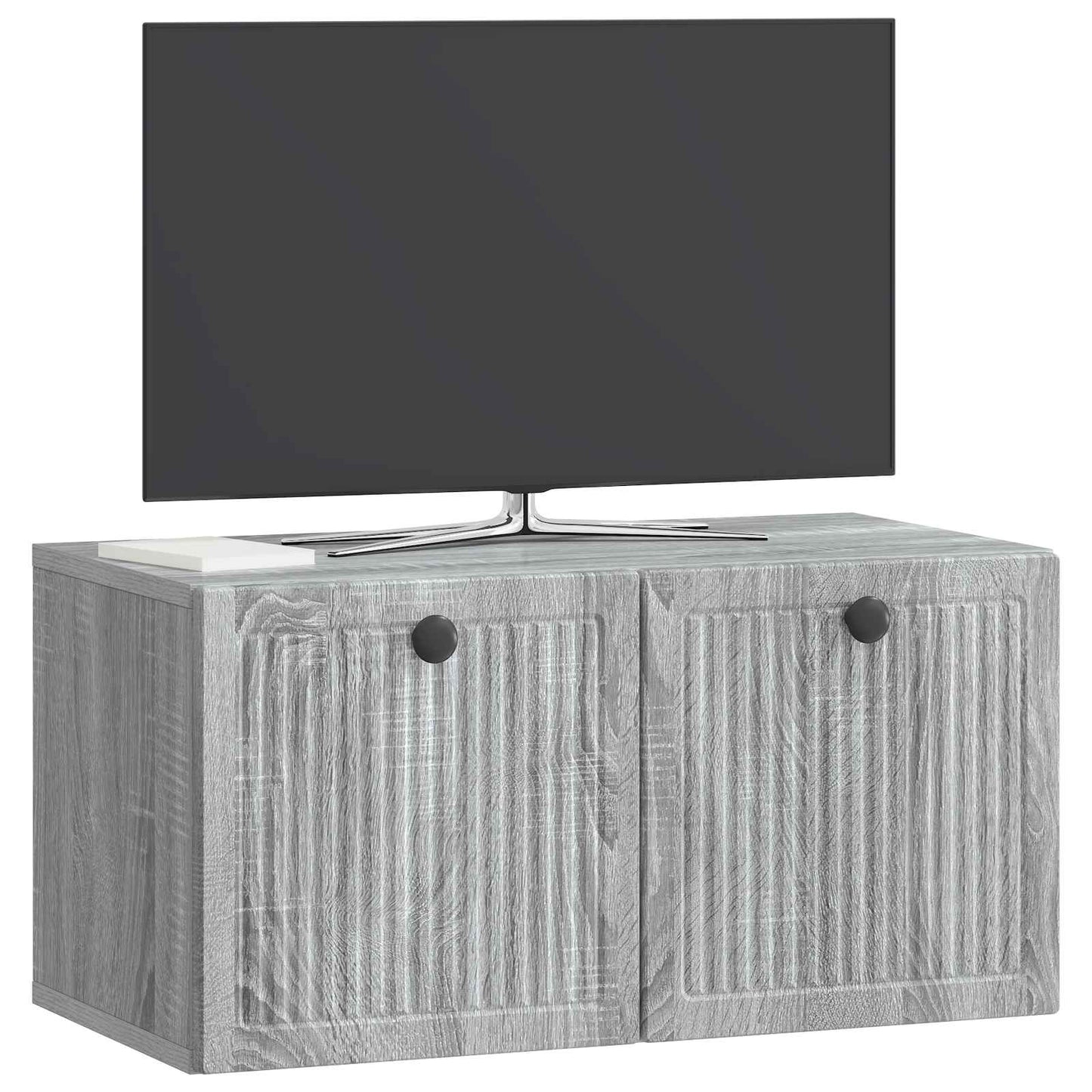 Væghængt TV-skab Vægmonteret Grå sonoma-eg 59,5 x 31 x 30 cm