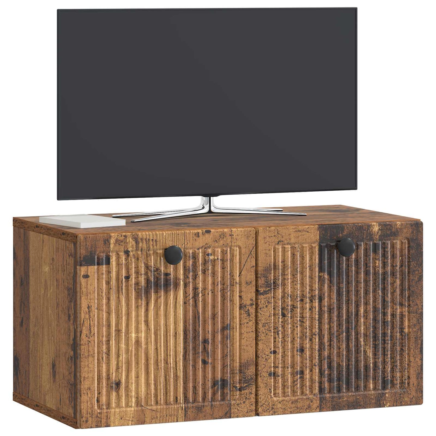 Væghængt TV-skab Gammelt træ 59,5 x 31 x 30 cm Konstrueret træ