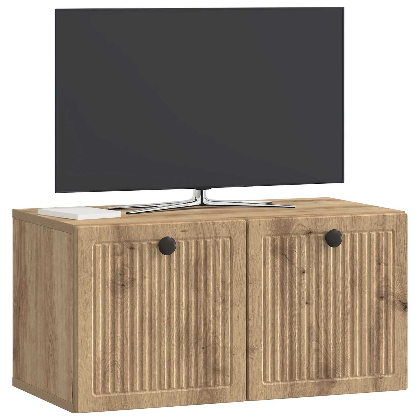 Væghængt TV-skab 59,5 x 31 x 30 cm Artisan-eg Konstrueret træ