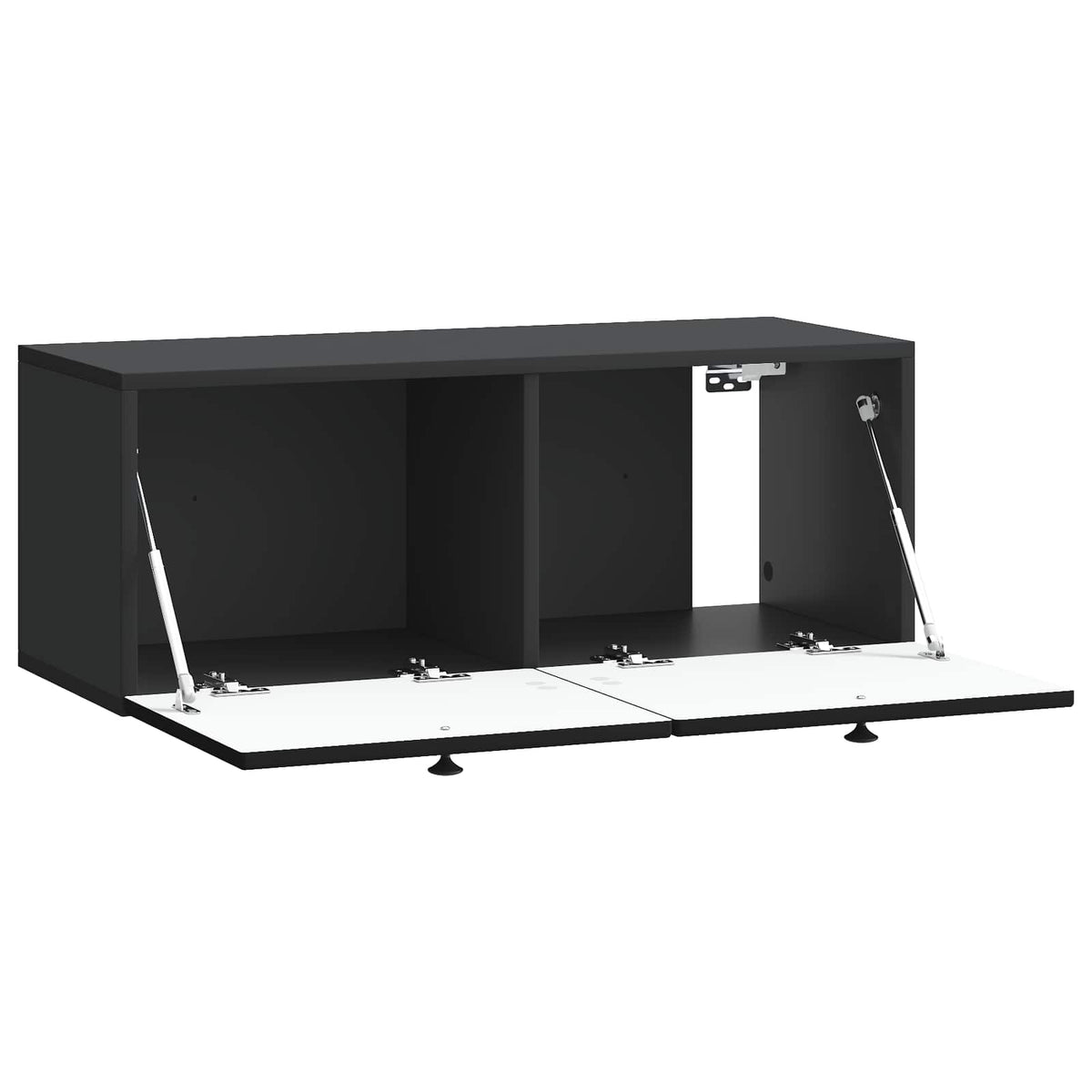 Væghængt TV-skab Sort 78,5 x 31 x 30 cm Konstrueret træ