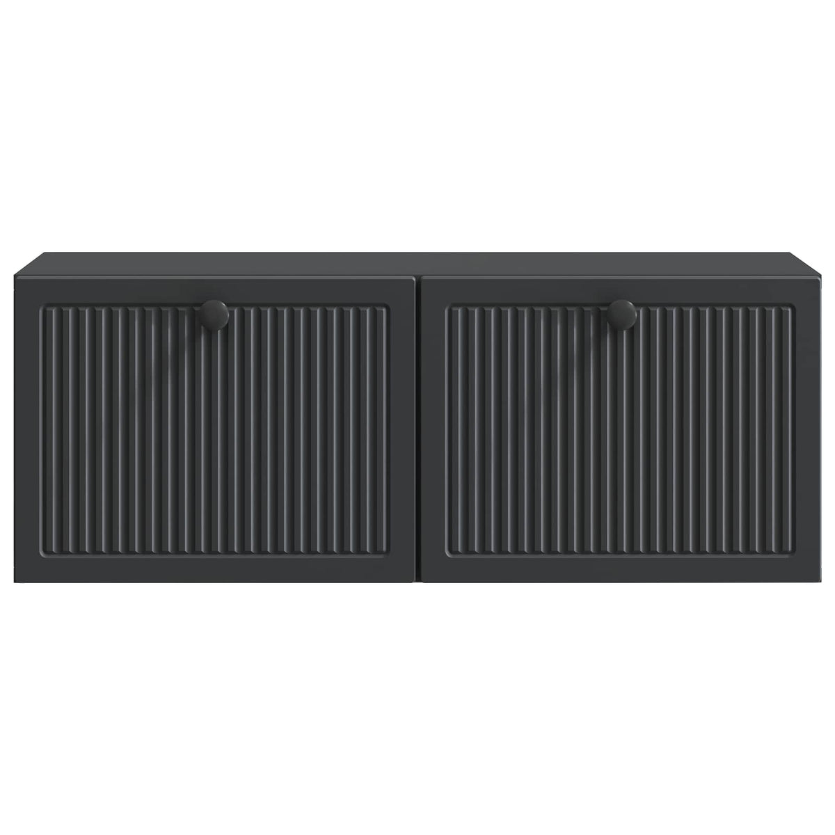 Væghængt TV-skab Sort 78,5 x 31 x 30 cm Konstrueret træ
