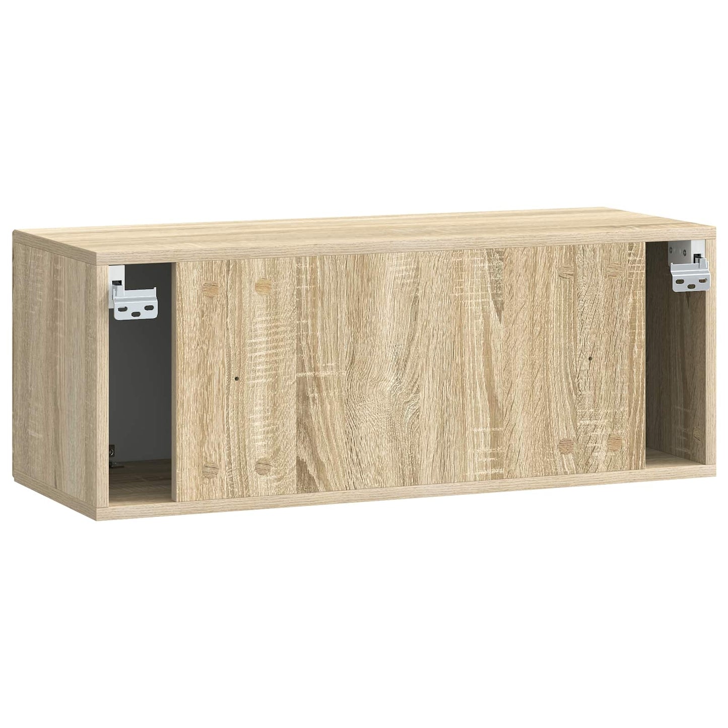 Væghængt TV-skab Sonoma-eg 78,5 x 31 x 30 cm Konstrueret træ