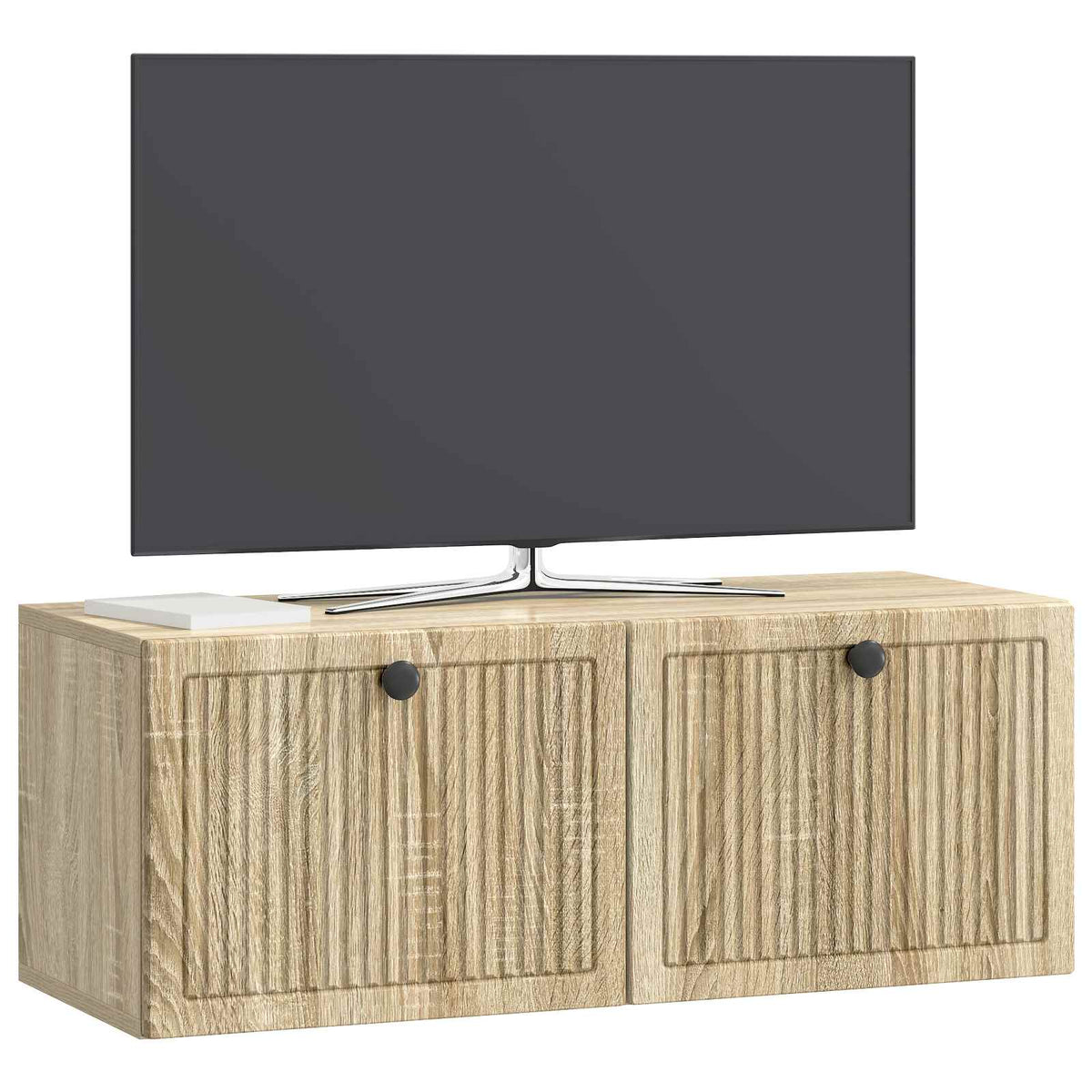 Væghængt TV-skab Sonoma-eg 78,5 x 31 x 30 cm Konstrueret træ