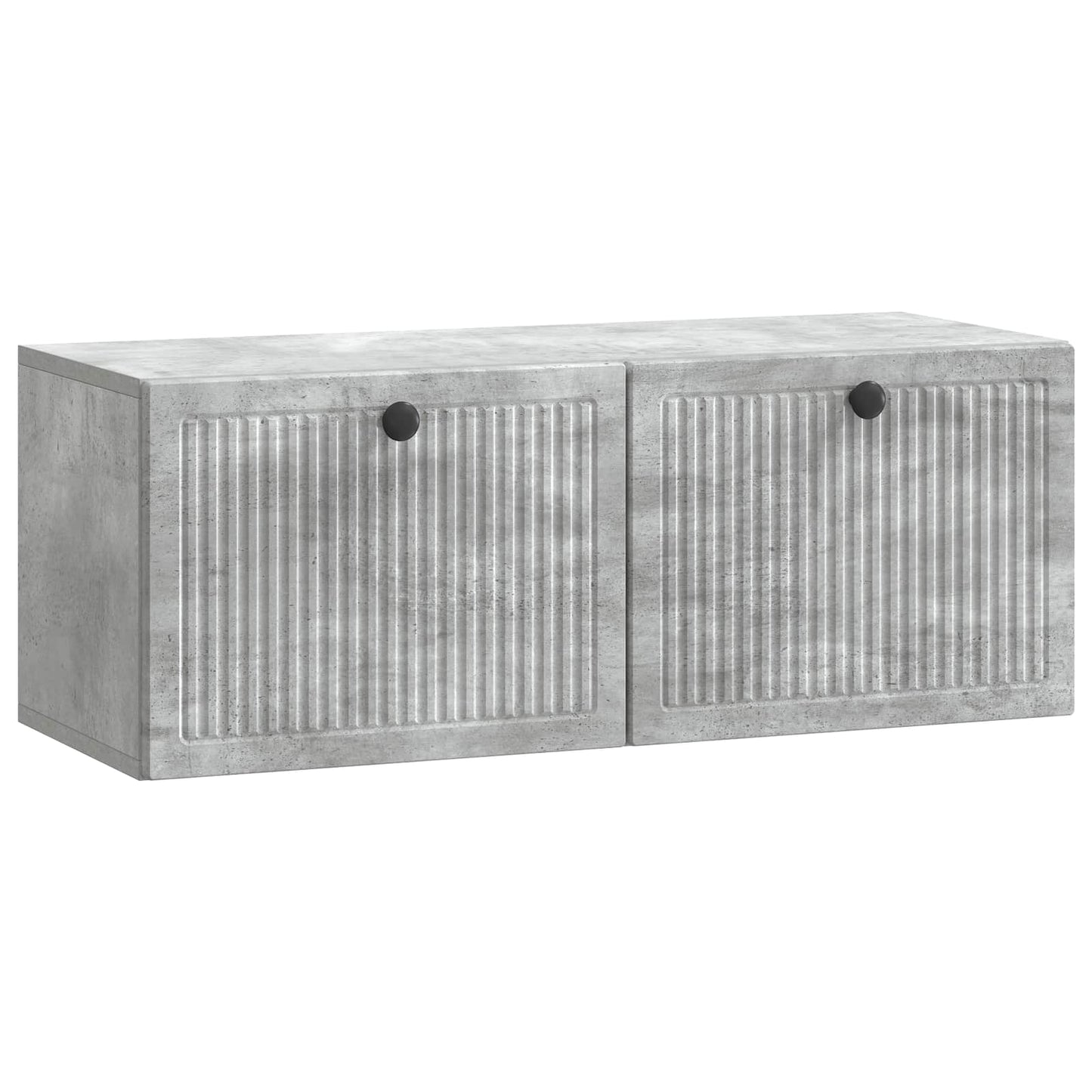 Væghængt TV-skab Betongrå 78,5 x 31 x 30 cm Konstrueret træ