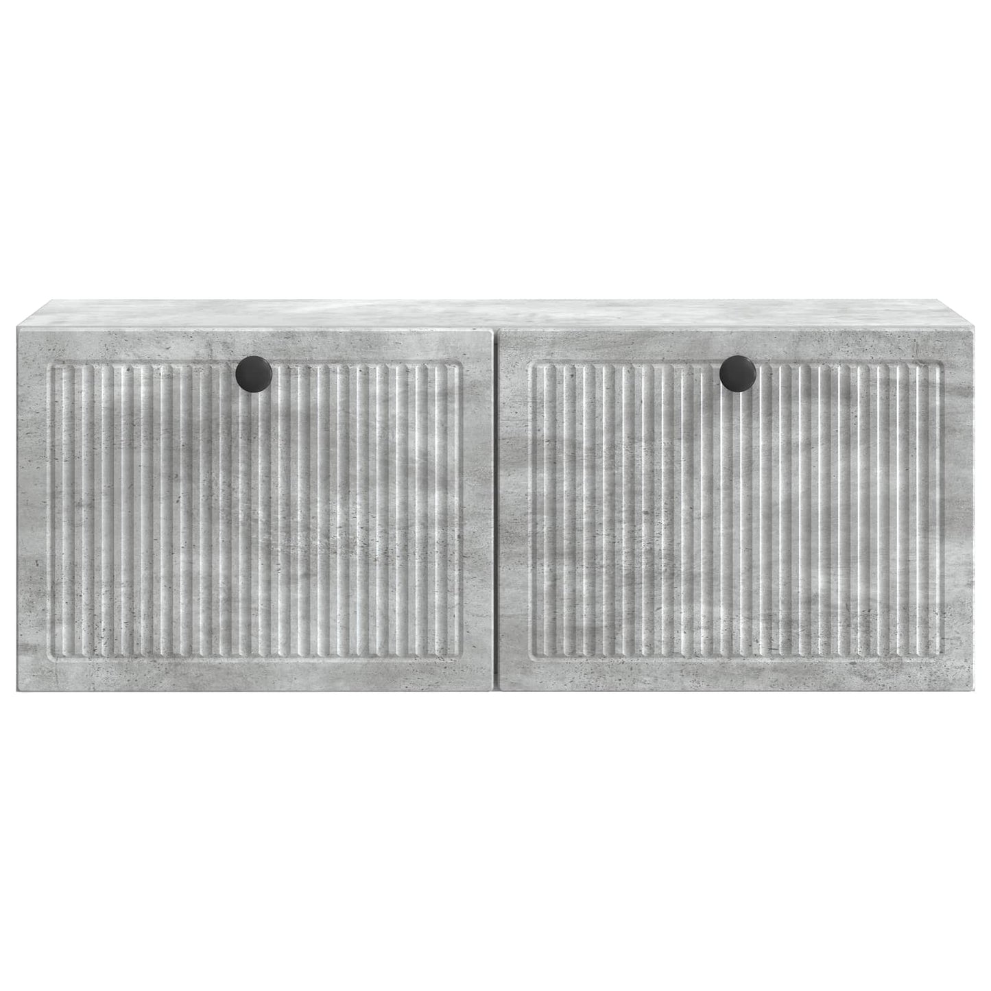 Væghængt TV-skab Betongrå 78,5 x 31 x 30 cm Konstrueret træ
