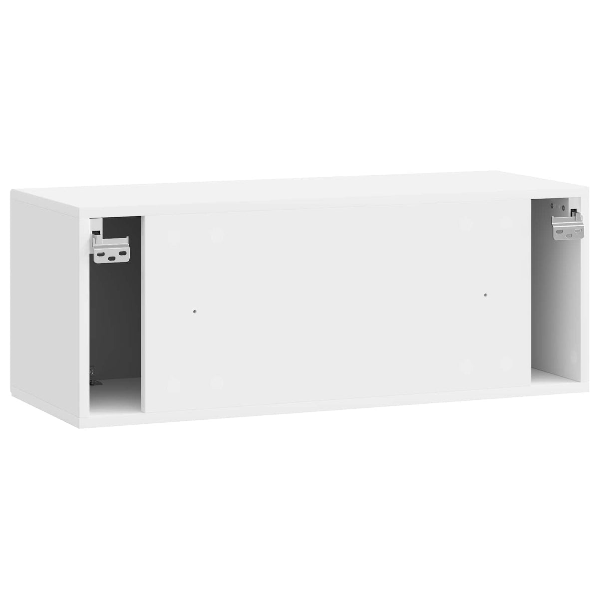 Væghængt TV-skab Vægmonteret Hvid højglans 78,5 x 31 x 30 cm