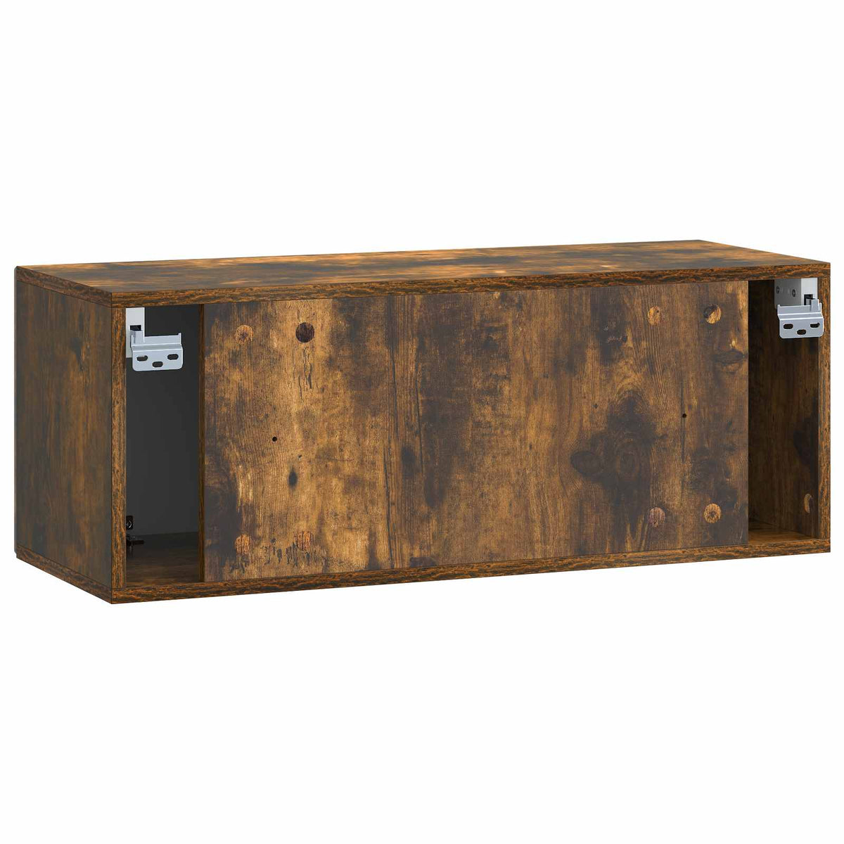 Væghængt TV-skab Røget eg 78,5 x 31 x 30 cm Konstrueret træ