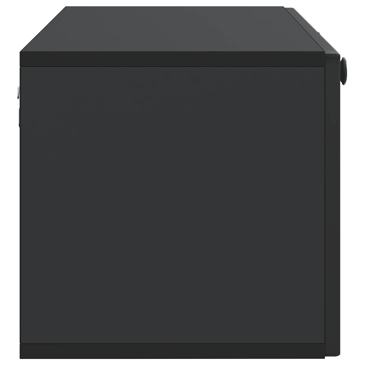 Væghængt TV-skab Sort 98 x 31 x 30 cm Konstrueret træ
