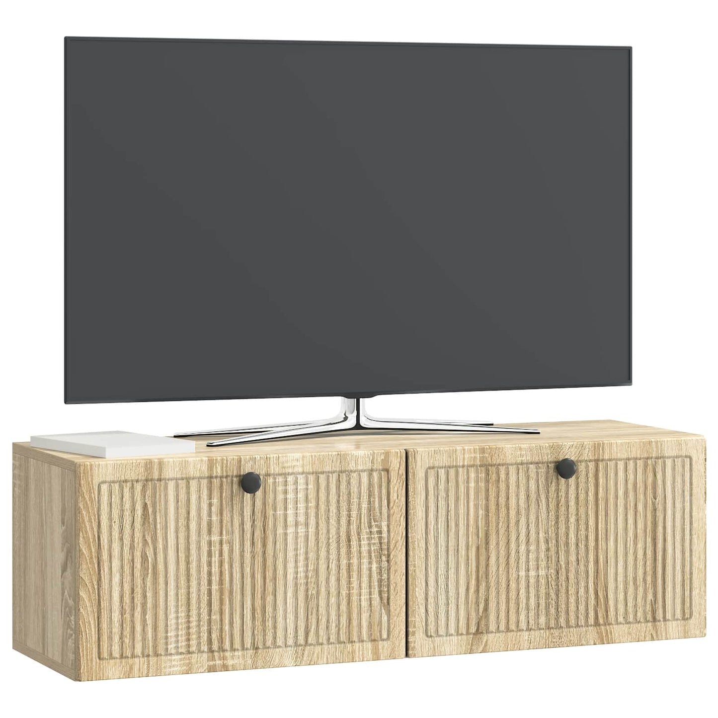 Væghængt TV-skab Sonoma-eg 98 x 31 x 30 cm Konstrueret træ