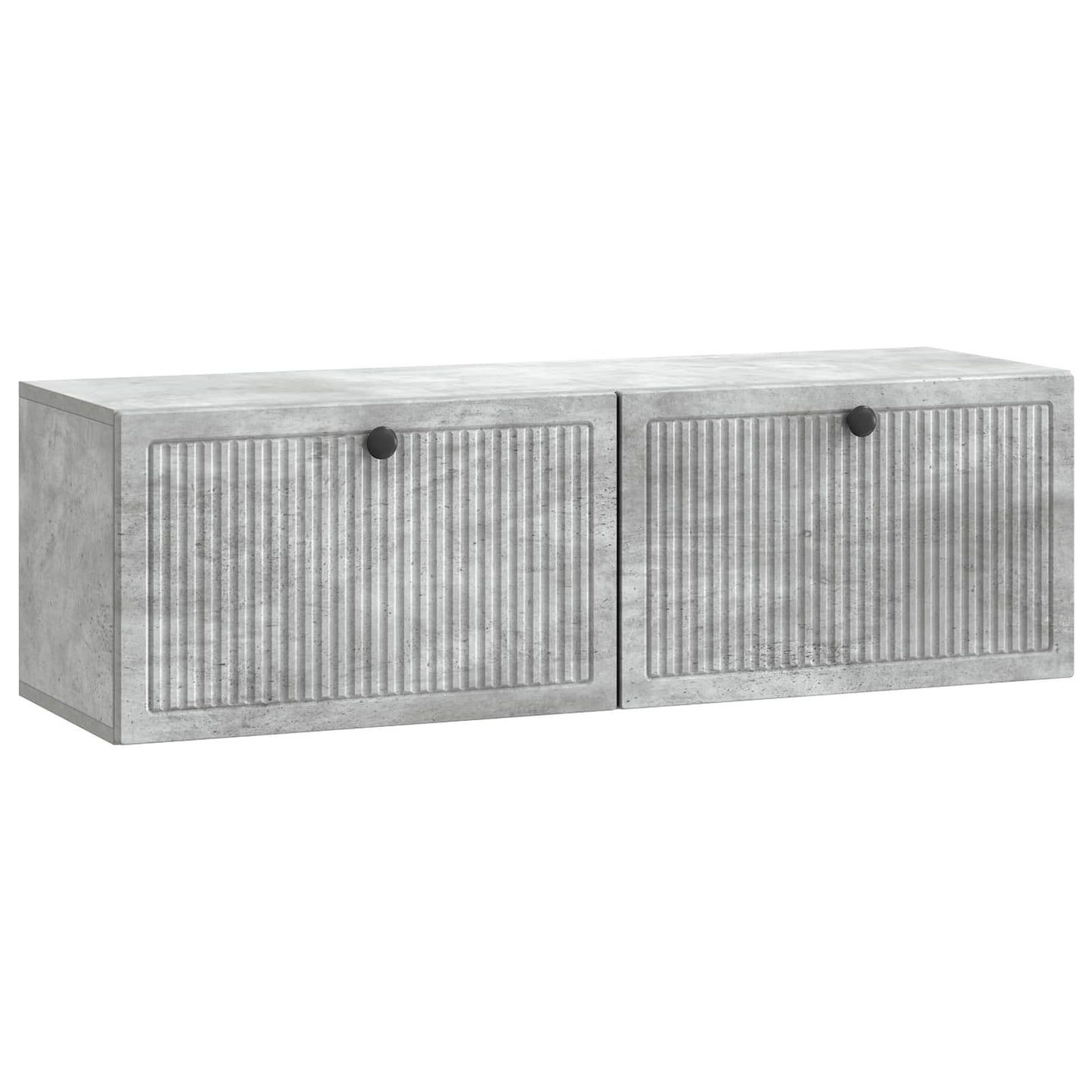 Væghængt TV-skab Betongrå 98 x 31 x 30 cm Konstrueret træ