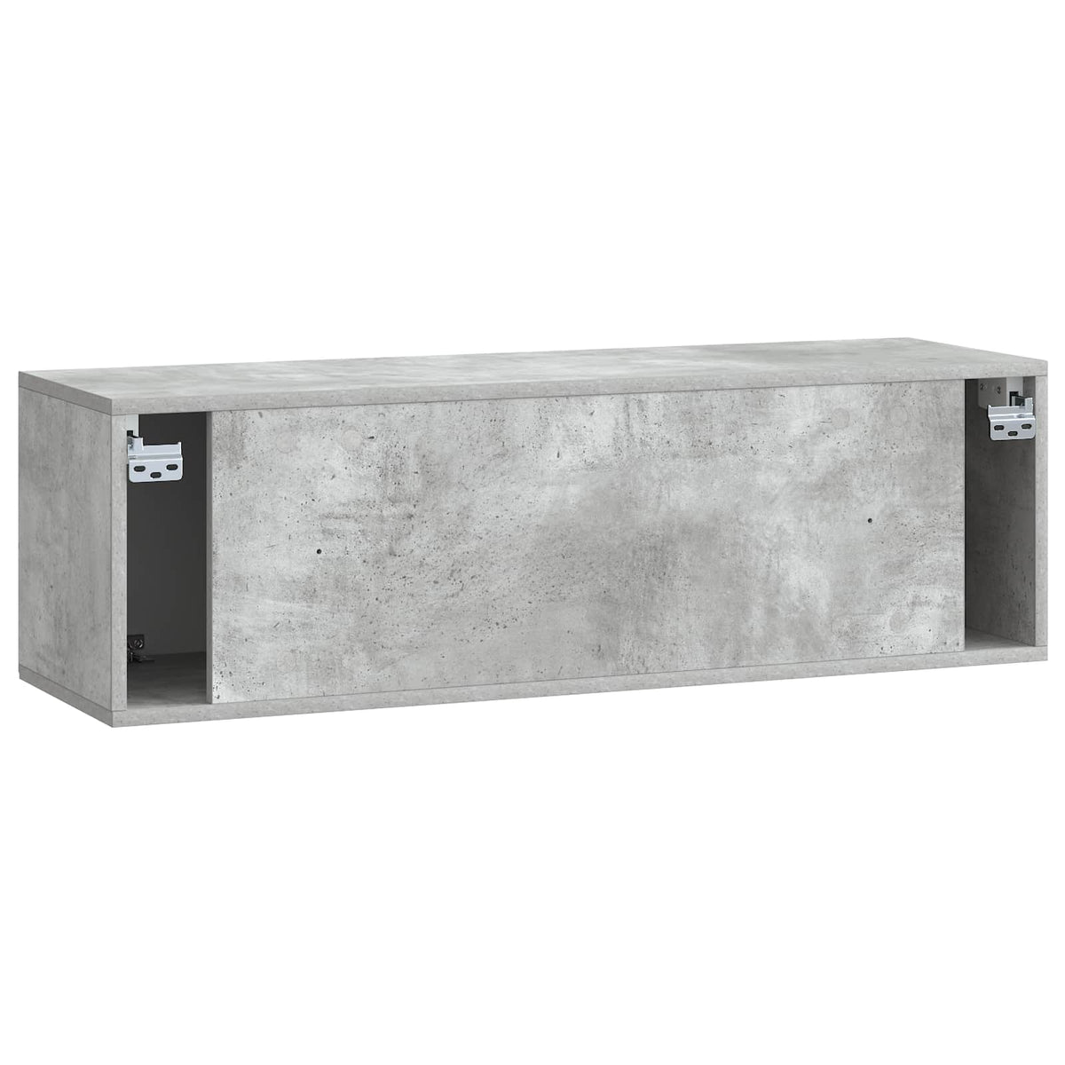 Væghængt TV-skab Betongrå 98 x 31 x 30 cm Konstrueret træ