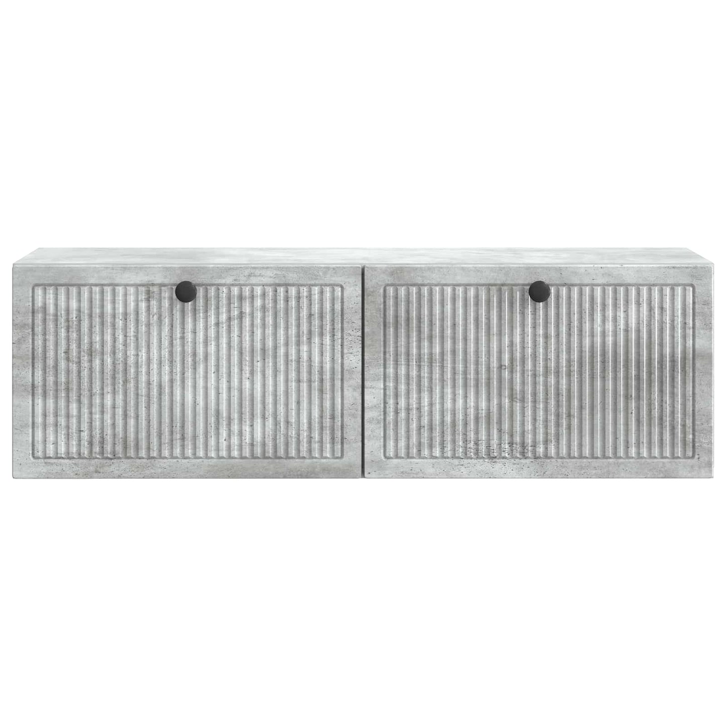 Væghængt TV-skab Betongrå 98 x 31 x 30 cm Konstrueret træ