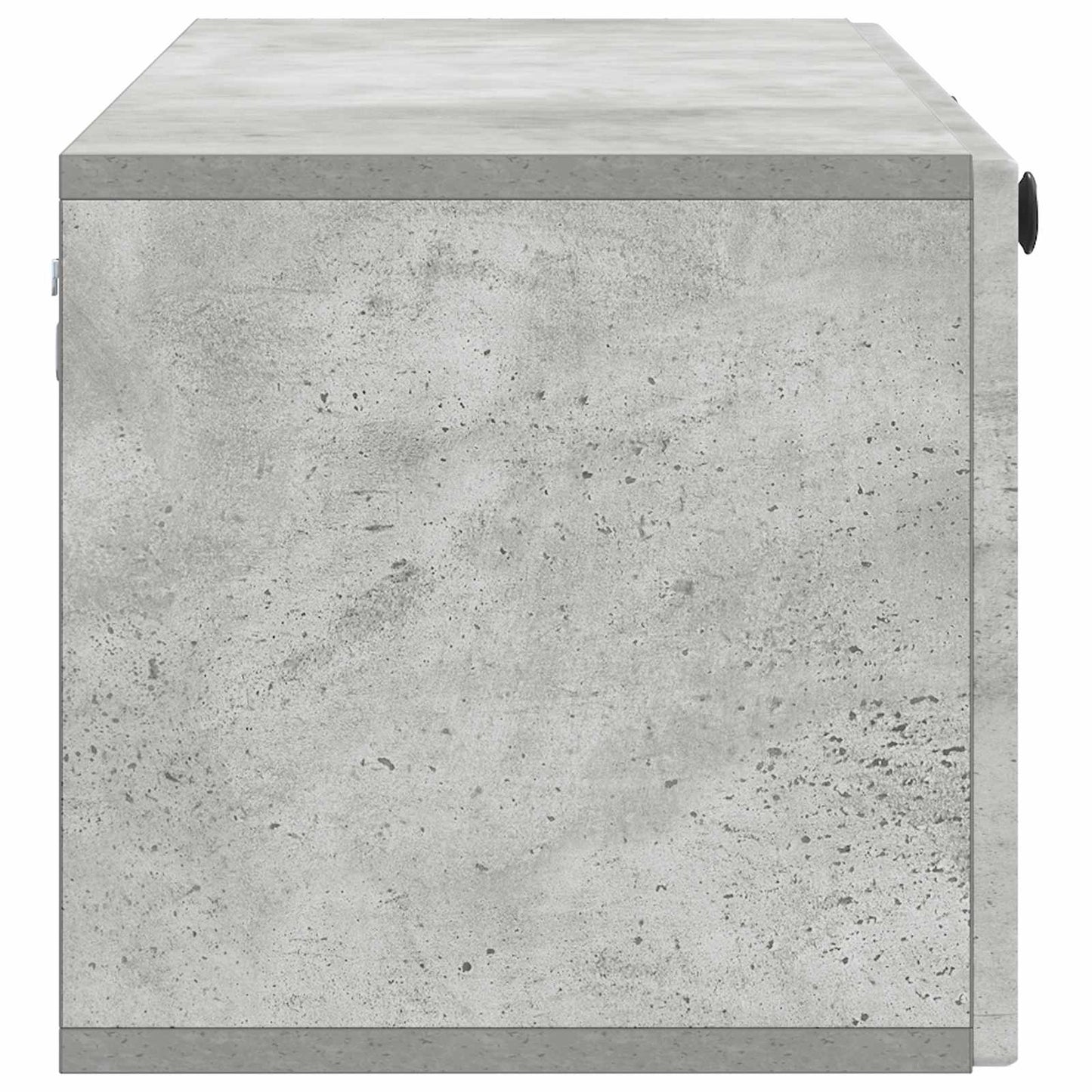 Væghængt TV-skab Betongrå 98 x 31 x 30 cm Konstrueret træ