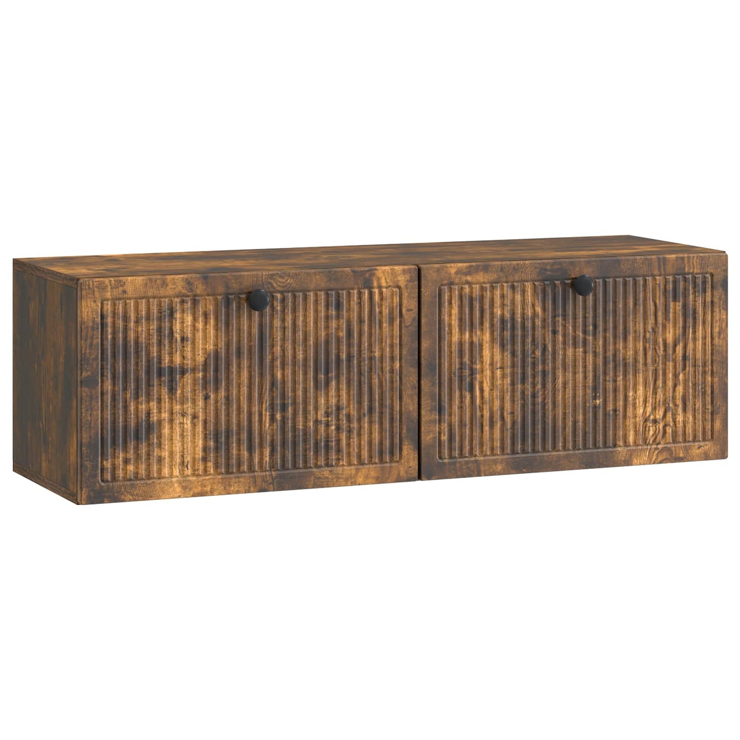 Væghængt TV-skab Røget eg 98 x 31 x 30 cm Konstrueret træ