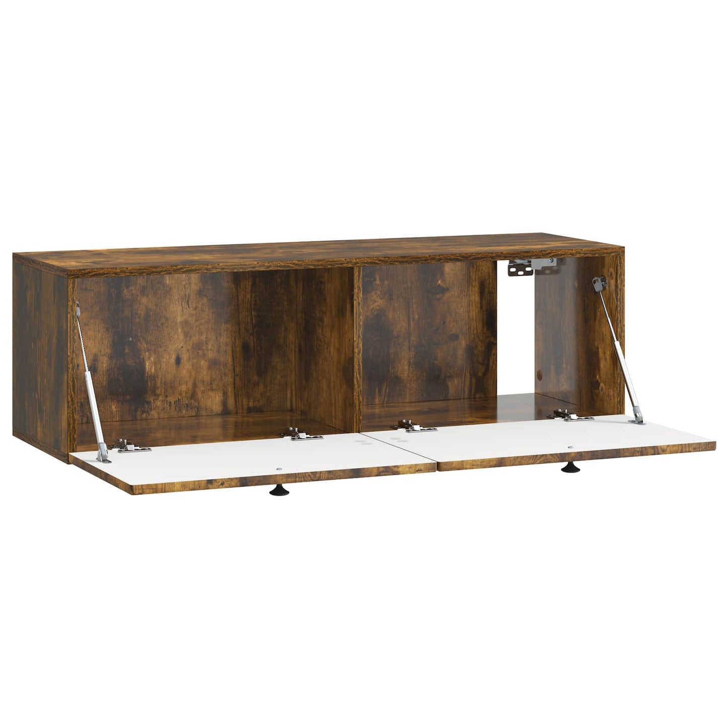 Væghængt TV-skab Røget eg 98 x 31 x 30 cm Konstrueret træ