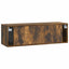 Væghængt TV-skab Røget eg 98 x 31 x 30 cm Konstrueret træ