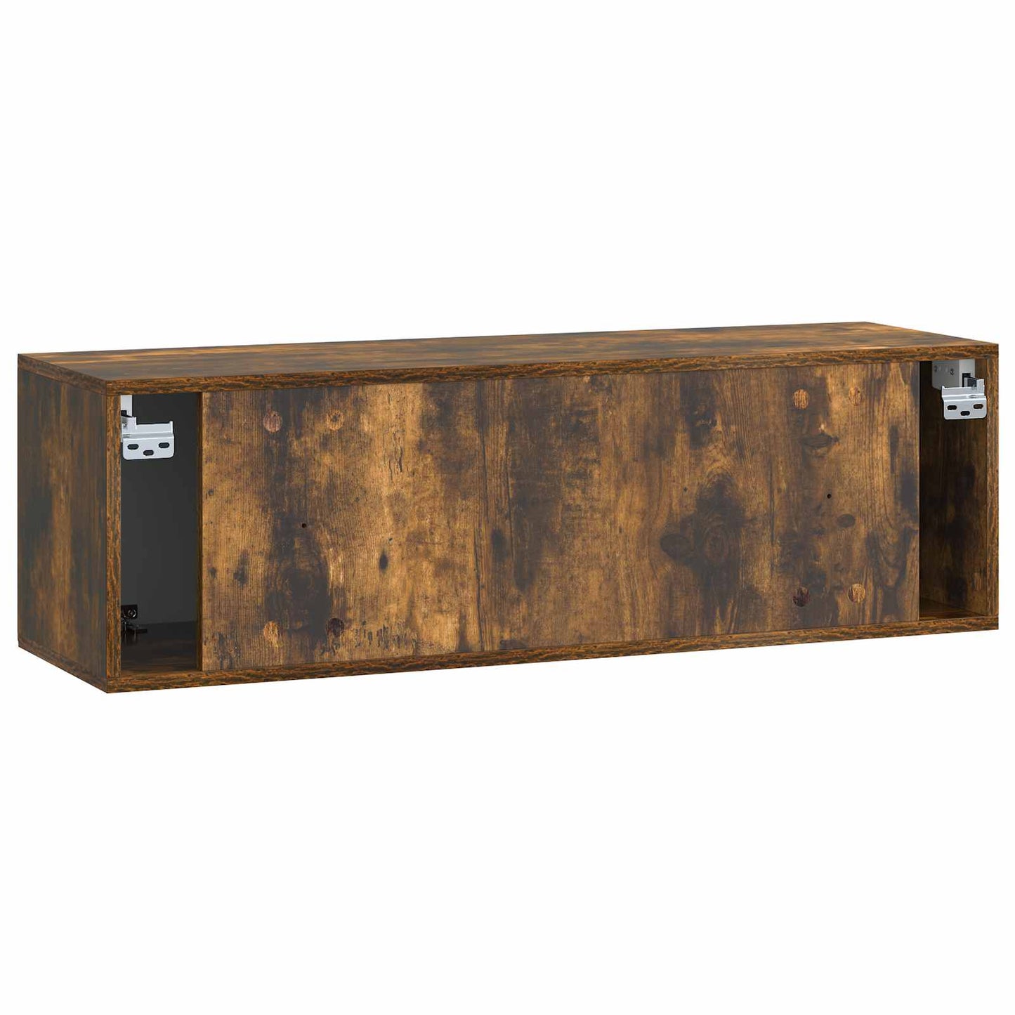 Væghængt TV-skab Røget eg 98 x 31 x 30 cm Konstrueret træ