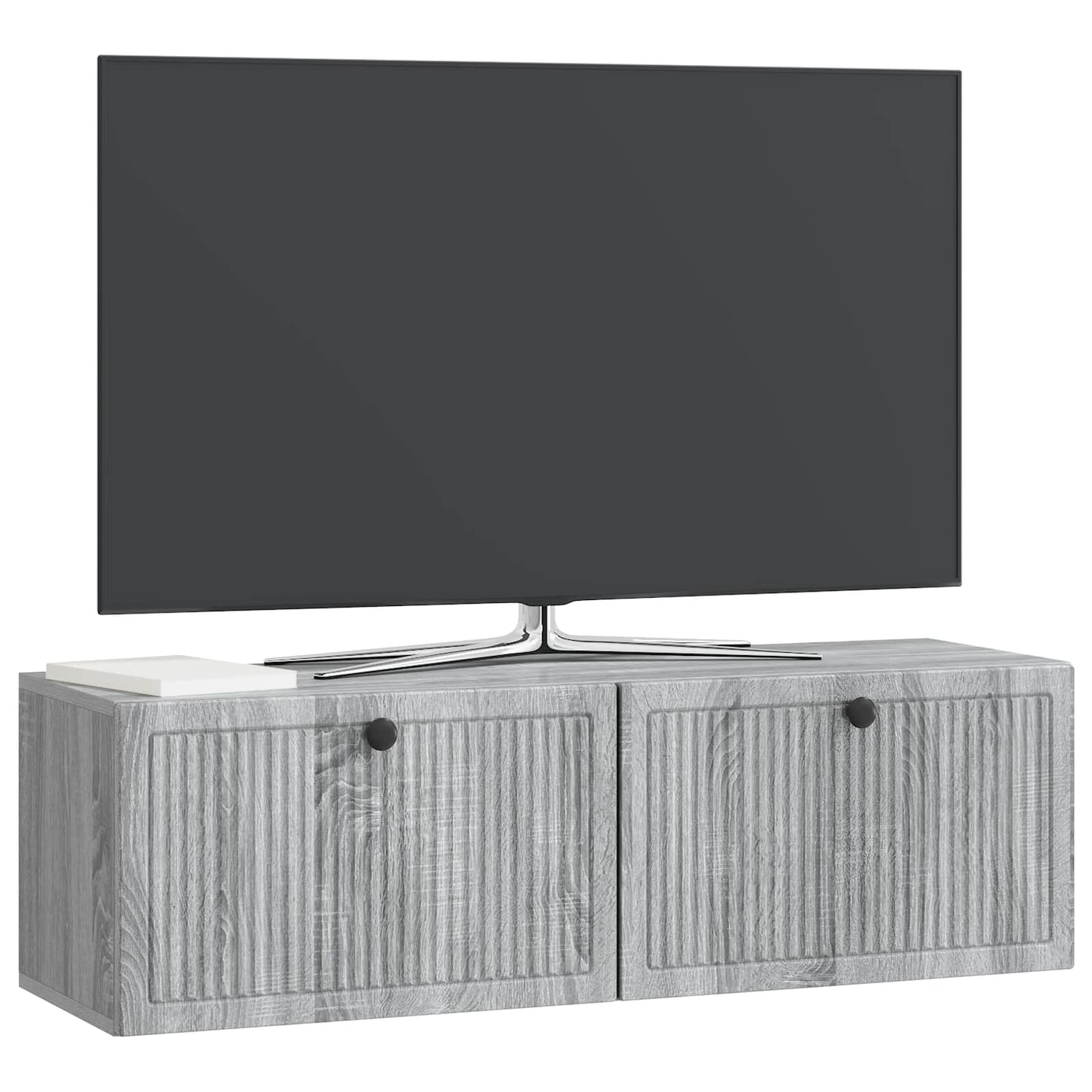 Væghængt TV-skab Grå sonoma-eg 98 x 31 x 30 cm Konstrueret træ