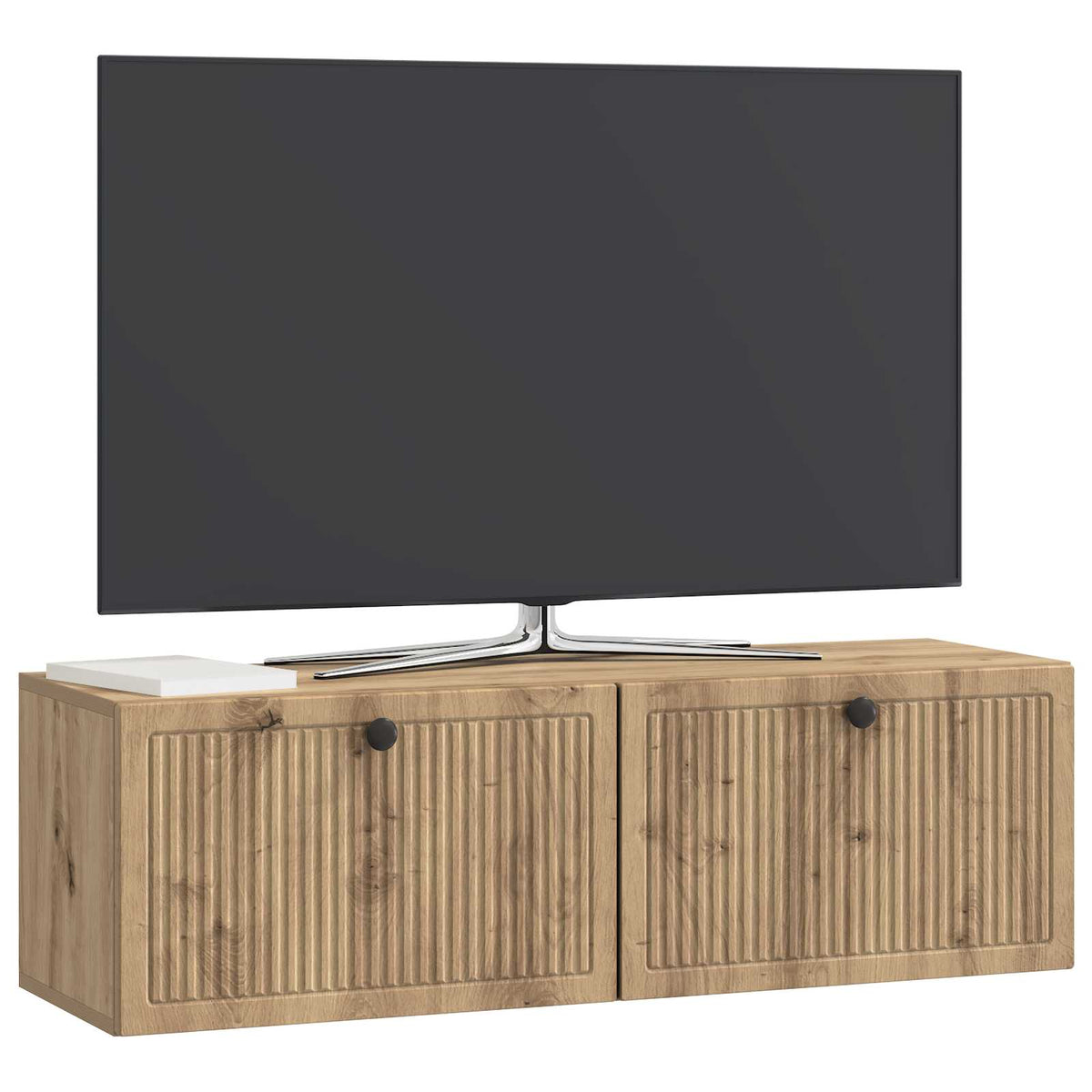 Væghængt TV-skab 98 x 31 x 30 cm Artisan-eg Konstrueret træ
