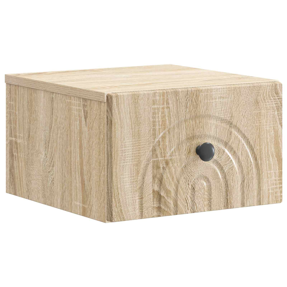 Væghængt Natbord 2 stk. Sonoma-eg 33 x 34,5 x 20 cm