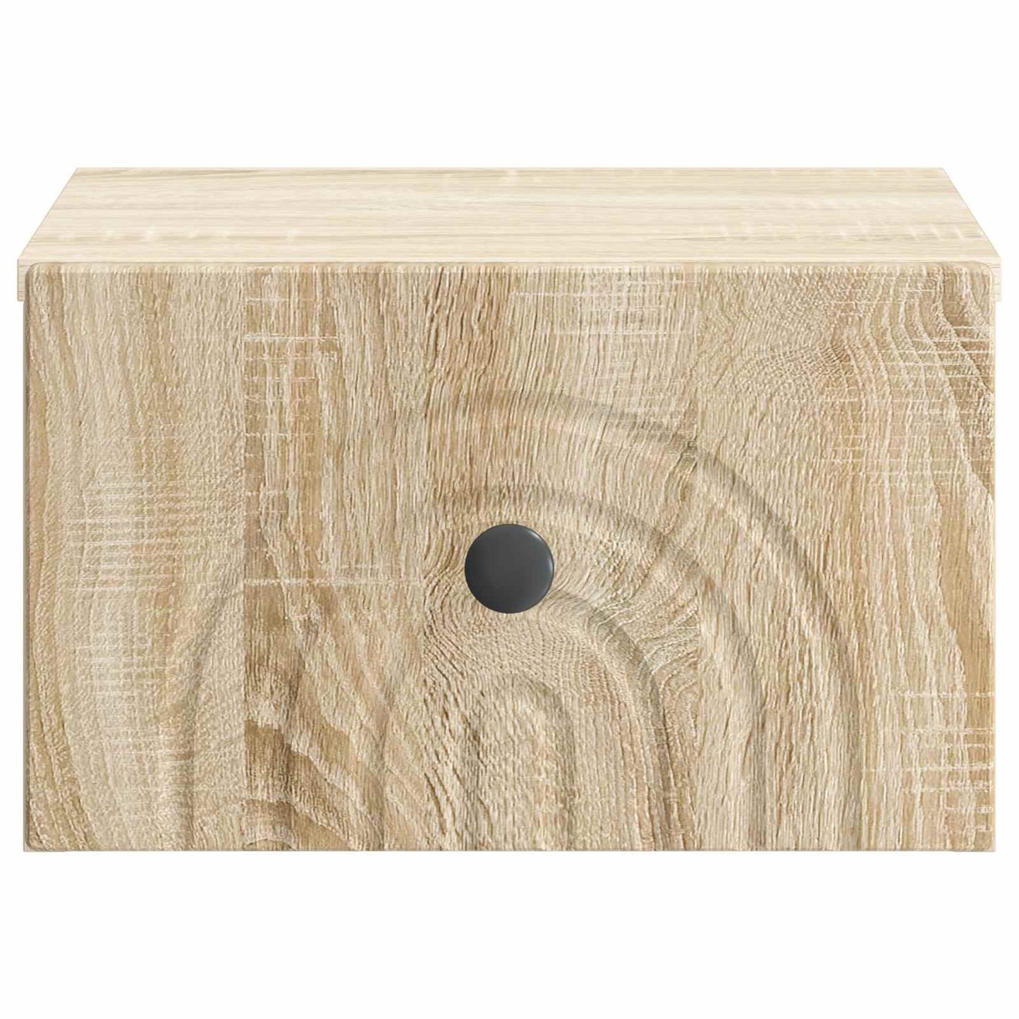 Væghængt Natbord 2 stk. Sonoma-eg 33 x 34,5 x 20 cm