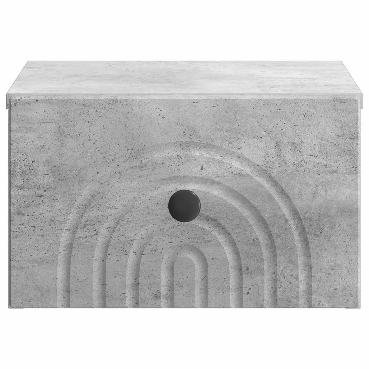 Væghængt Natbord Betongrå 33 x 34,5 x 20 cm Konstrueret træ